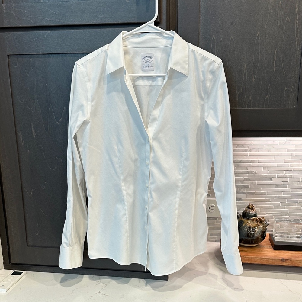 Brooks Brothers Crisp White Dress Shirt